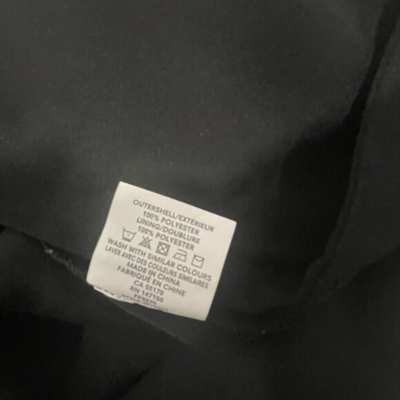 Frank & Oak Black Button Down Midi Shirt Dress Caftan Crinkle Minimalist L - Picture 8 of 8